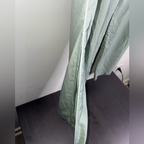 Jason Wu Wide Leg High Rise Green Pants - Picture 6 of 9